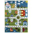 thumbnail image 1 of LR Resources WHIMS81270GNC3656 Whimsical City Indoor Rectangle Area Rug - Green & Creen, 1 of 1