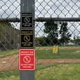 thumbnail image 5 of Signs ByLITA Portrait Round Protect The Environment, Do Not Feed the Fish ABS Plastic | Laser Engraved | Easy Installation | Elegant Design Sign (Brushed Silver) - Small, 5 of 7