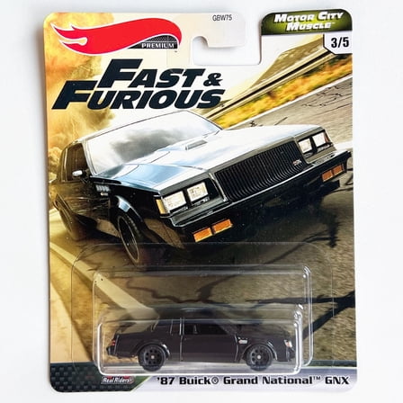 HW Premium 2025 Fast & Furious Motor City Muscle #3 87 Buick Grand National GNX GBW75