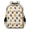 Beige, variant on Day of the Dead Travel Backpack for Adults, Multi-Functional Casual Daypack with Adjustable Shoulder Straps, Helloween Flower Skull Laptop Bag for Work Outdoor