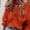 Orange, variant on Viadha Ladies Long Sleeve Ruffle Trimmed Blouse Women's Shirt Tops