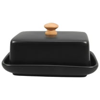 HOMEMAXS Ceramic Butter Box with Lid for Storing Butter and Cheese Ceramic Butter Dish with Handled Lid Butter Keeper