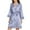 Gray 4, variant on EQWLJWE Silk Robes for Women Lace Sleeve Trim Short Satin Sleepwear Bride Robe 3/4 Sleeve with Oblique V-Neck Robes Bride Robe for Wedding Day Winter Pajamas For Women Clearance