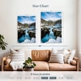 thumbnail image 4 of Elephant Stock Frosty Waterfall Wall Art - Vertical Canvas Wall Art - Living Room Wall Decor - Nature Canvas - Blue And Turquoise Decor By Lucas Moore - 30" x 45", 4 of 8