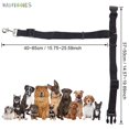 thumbnail image 6 of BadPiggies Dog Cat Safety Seat Belt Strap Car Headrest Restraint Adjustable Nylon Dog Restraints Leash (1 Pack, Green), 6 of 7