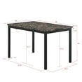 thumbnail image 5 of Faux Marble Top metal frame dinette table, 5 of 5