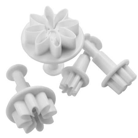 4pcs Daisy Fondant Mould Cake Baking Cookies Mold Chrysanthemum