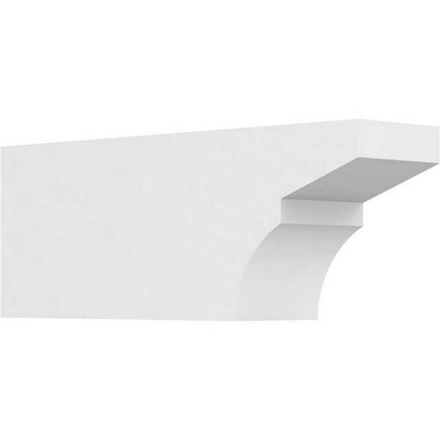 Ekena Millwork RFTP04X06X16MON 6 x 4 x 16 Pouces Standard Monterey Architecture Grade Queue de Chevron PVC