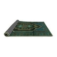 thumbnail image 2 of Ahgly Company Indoor Rectangle Persian Turquoise Blue Traditional Area Rugs, 8' x 12', 2 of 4