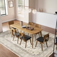 thumbnail image 4 of YOUFORTONG 9x12 Large Living Room Area Rug,Oriental Soft Rug,Non-Slip Thin Stain Resistant Indoor Carpet,Ivory, 4 of 8