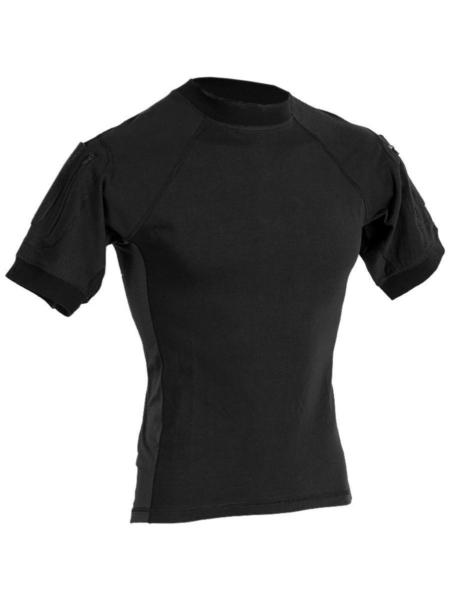 Military Tops Black 100 Cotton VooDoo Tactical 019583 Short Sleeve