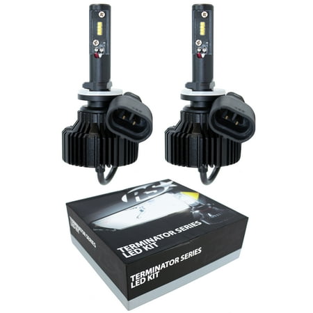 880 LED Headlight Conversion Kit Bulb Terminator 6000LM White Plug N Play (Best Plug And Play Hid Kit)