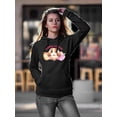 thumbnail image 2 of Happy Easter Bunny. Hoodie Women -SPIdeals Designs, Female 4X-Large, 2 of 4