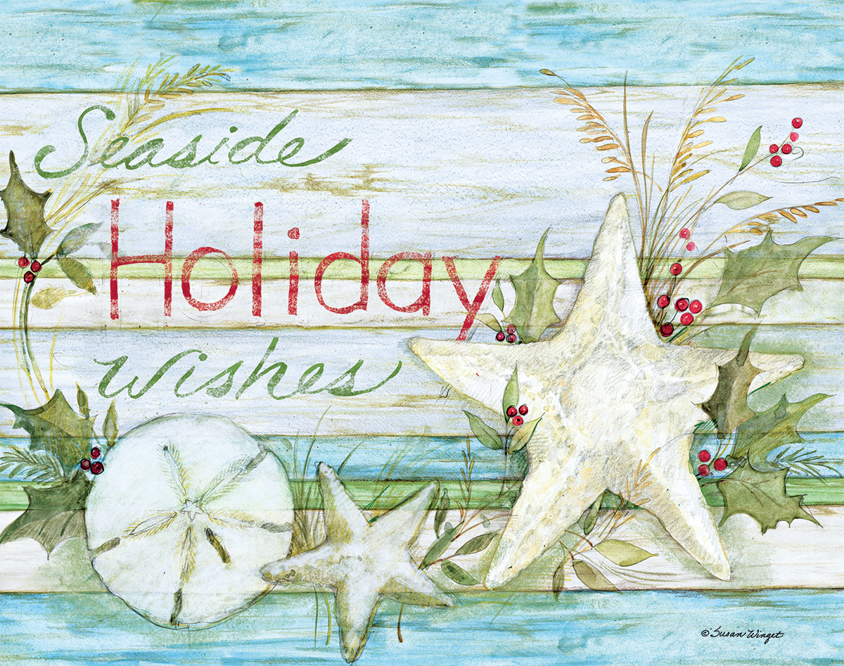 LANG SEASIDE HOLIDAY BOXED CHRISTMAS CARDS