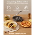 thumbnail image 4 of KFFKFF 10-Inch Cast Iron Tortilla and Roti Maker, Durable Dough Press with Handle and 100 Sheets of Parchment Paper, Ideal for Flour Tortillas and Tawa Preparation, 4 of 9