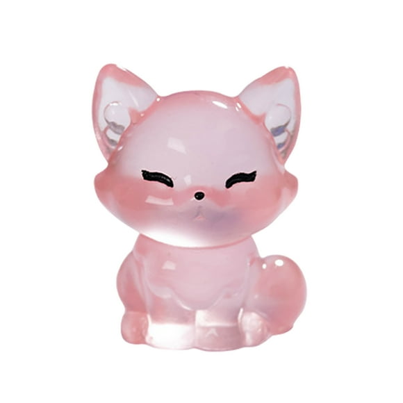 Figurines d'Animaux Mini en Résine Phosphorescentes pour Maison de Poupée, Jardin Féerique, Aquarium, Décoratives, Lumière Magique, Petites, Ludiques, Mignonnes, Durables pour Intérieur Extérieur