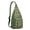 Dark-green-13, variant on Tiger Lover Sling Backpack - Artistic Tribal Tiger Face & Floral Painting Design, Multi-Functional Anti-Theft Pack for Hiking & Daily Commute
