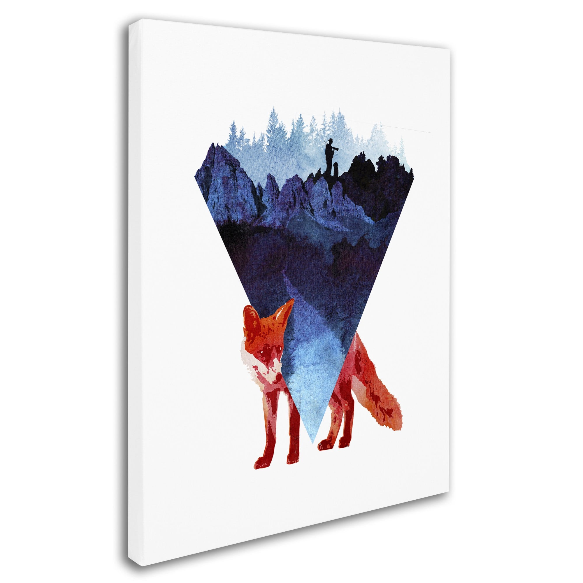 Trademark Fine Art 'Risky Road' Canvas Art by Robert Farkas