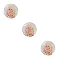 thumbnail image 2 of maskred Resin Crystal Ball Timeless Addition To Collection Crystal Ball With Flower Daisy red white 7cm 3Set, 2 of 6