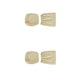 thumbnail image 3 of Funda para silla de oficina Bewildely de 2 piezas elástica giratoria para sillón sólido beige 2Conjunto, 3 of 6