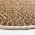 thumbnail image 3 of SAFAVIEH Natural Fiber Maisy Solid Area Rug, Natural/Ivory, 8' x 8' Round, 3 of 10