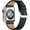 Black+Silver, variant on Bands Compatible with Apple Watch Band 38mm 40mm 41mm 42mm 44mm 45mm 49mm, Genuine Leather Replacement Wristband Strap for iWatch Ultra SE Series 9 8 7 6 5 4 3 2 1 Women Men(Gray+Rose Gold)