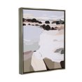 thumbnail image 3 of Stupell Industries Abstract Lake Cliffs Landscape Painting Graphic Art Luster Gray Floating Framed Canvas Print Wall Art, Design by Nikita Jariwala, 3 of 6