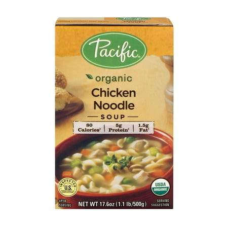 Pacific Organic Soup Chicken Noodle, 17.6 OZ