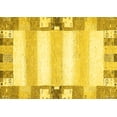thumbnail image 1 of Ahgly Company Indoor Rectangle Solid Yellow Modern Area Rugs, 3' x 5', 1 of 4