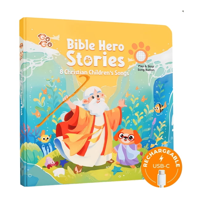 Libro sonoro GO GO Héroes de la Biblia 8 canciones interactivas