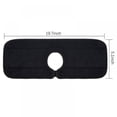 thumbnail image 2 of 4PCS Sink Faucet Mat Absorbent Washable Backsplash Guard  Splash Water Catcher Mat Microfiber Cloth Drip Protector Splash Dish Drying Countertop Pad  Black, 2 of 9