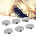 thumbnail image 2 of 6Pcs Guitar Tuning Peg Tuners Button Machine Head Replacement Buttons Knob Metal Carved Big Square, 2 of 8