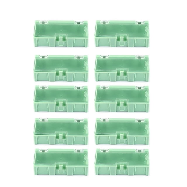 BTOER 10PCS SMT Electronic Box Electronic Components Storage Case 75x31.5x21.5mm