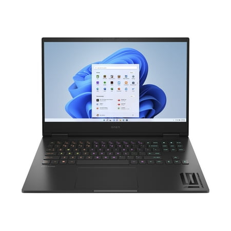 OMEN by HP Laptop 16-xf0087nr - AMD Ryzen 7 - 7840HS / up to 5.1 GHz - Win 11 Home - GeForce RTX 4060 - 16 GB RAM - 1 TB SSD NVMe, TLC - 16.1" IPS 1920 x 1080 (Full HD) @ 165 Hz - Wi-Fi 6E, Bluetooth - shadow black (cover and base), shadow black aluminum (keyboard frame), black chrome (logo) - kbd: US