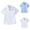 Beige, variant on XMMSWDLA Stretchy Kids Clothing Pack Boys Short Sleeve Button Down Shirt Summer Solid Kids Boy Dress Shirts Beige Matching Sibling Outfits for Toddlers