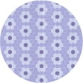 thumbnail image 1 of Ahgly Company Tapis Rond Lavable en Machine Intérieur Transitionnel Mimosa Violet, 3 Pieds Rond, 1 of 7