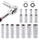 thumbnail image 3 of EchoBliss 1Pcs 4-14Mm Deep Socket Adapter 1/4 Pulgadas Hexagonal Socket Wrench Heads Herramienta De Trinquete, 3 of 7