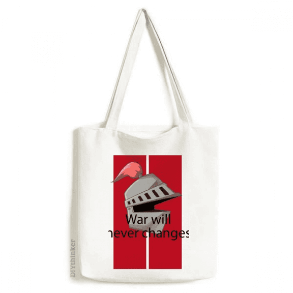 War Will Never Changes Tote Canvas Bag Shopping Satchel Casual Handbag