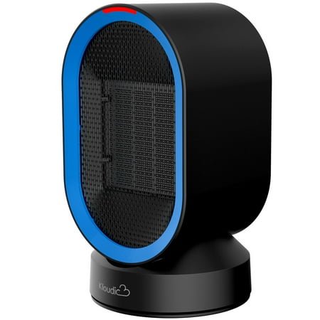 

ALROCKET 600W Desk PTC Ceramic Heater with Adjustable Thermostat Black