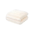 thumbnail image 3 of karymi Thickened Soft Solid Color Coral Bath Towel Quick Drying Highly Absorbent for Bathroom Daily Use 29.53x13.78in White Living Room Decor, 3 of 7
