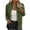 Army Green, variant on Womens Zip up Lightweight Jacket Casual Long Sleeve Crew Neck Solid Color Outerwear Coats Trendy Clothes