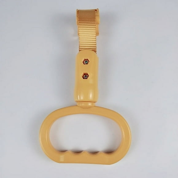 Garbage sorting bucket handle auxiliary lift lid handle spring clasp grip-yellow