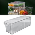 thumbnail image 1 of Clear Plastic Pantry Organizer Bins, Large Capacity Multifunctional  Plastic Transparent Food Storage Bins for Home Kitchen, 1 of 8