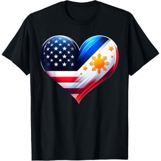 Buy Boy Giving Girl Heart Wrapped in Philippine Flag T-shirt | Filipino Love | Valentine Online in India Buy Boy Giving Girl Heart Wrapped in Philippine Flag T-shirt | Filipino Love | Valentine Online in India
