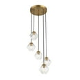 thumbnail image 5 of Trade Winds Lighting 5-Light Chandelier In Natural Brass, 5 of 6