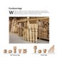 thumbnail image 5 of Patas de madera oblicuas para muebles de 5 pulgadas, patas de mesa redondas de madera natural de 4 piezas La Vane con tornillos y protector de piso para muebles de bricolaje, sofá, sillón, cama, sill, 5 of 5