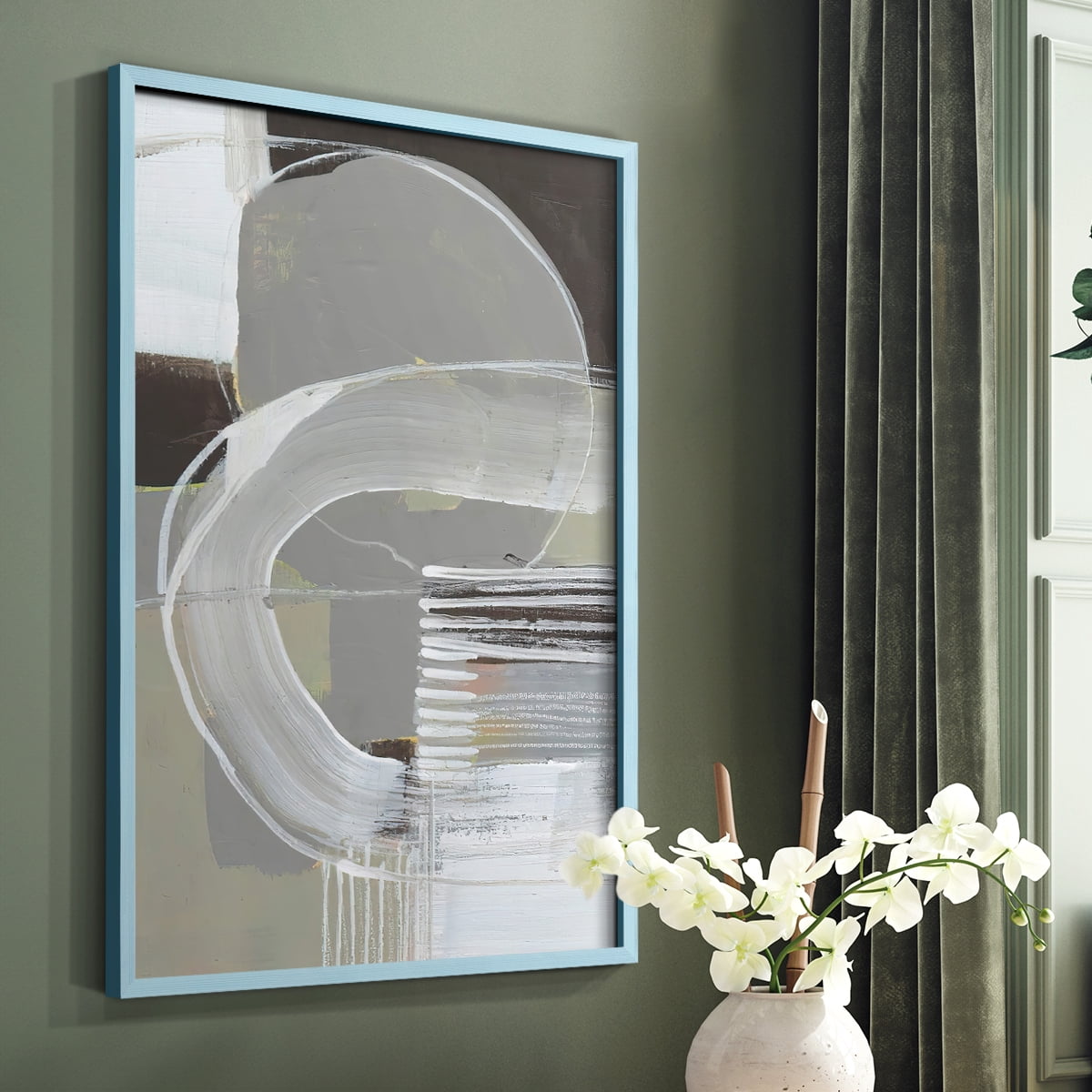 Arching Neutrals II in Paper Solid Wood 8 x 10 Framed Print