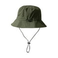 thumbnail image 2 of IDALL Bucket Hats Visor Hats Hat Outdoor Travel Sun Hat Portable And Storage Bag Men's And Women's Summer Fisherman Quick Drying Climbing Sun Hat Sun Hat Hiking Hat Green One Size, 2 of 7