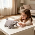 thumbnail image 7 of Realistic Schnauzer Stuffed Animal Plush Toy, Soft Cuddly Sleep Aid Anxiety Relief Plush Doll, Warm Companion Gift for Kids and Adults Animal Lovers, 7 of 7