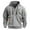 Gray, variant on KeShDi Hoodies Cute Hoodie Men's Spring and Fall Printed Hooded Sweatshirt Zipper Multi-Pocket Pullover Sweatshirt White M